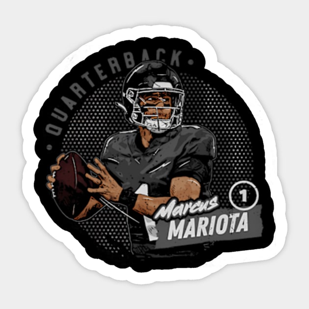 Marcus Mariota Atlanta Dots Sticker by caravalo